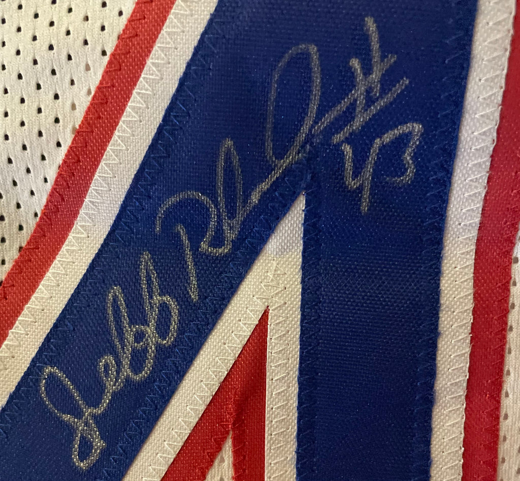 Jeff Ruland Autographed Washington Bullets Custom Jersey - AWM Certified