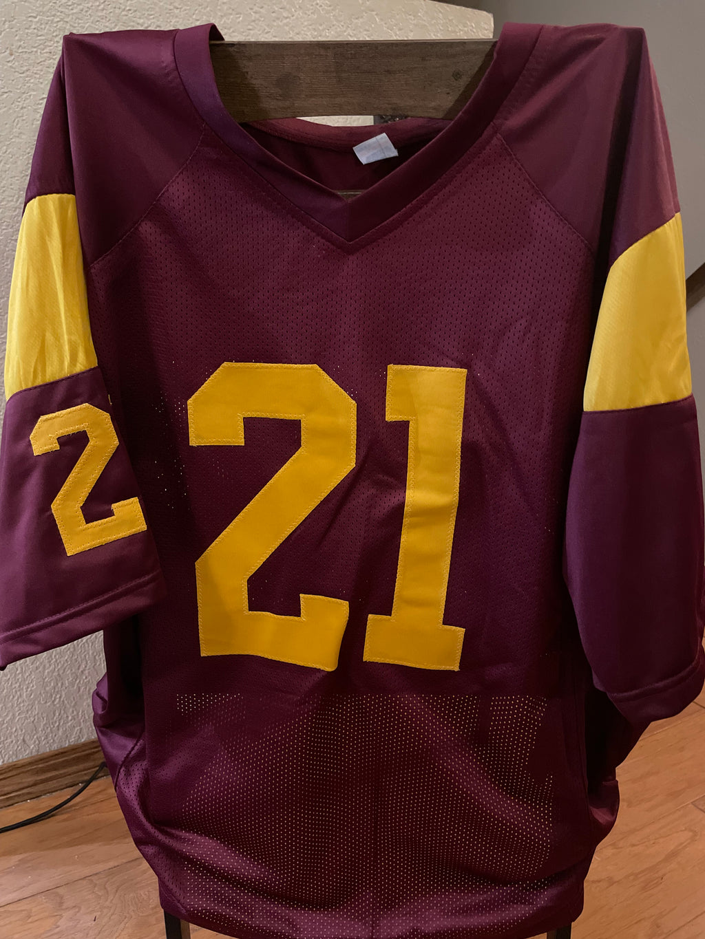 LenDale White Autographed USC Trojans Custom Jersey - AWM Certified