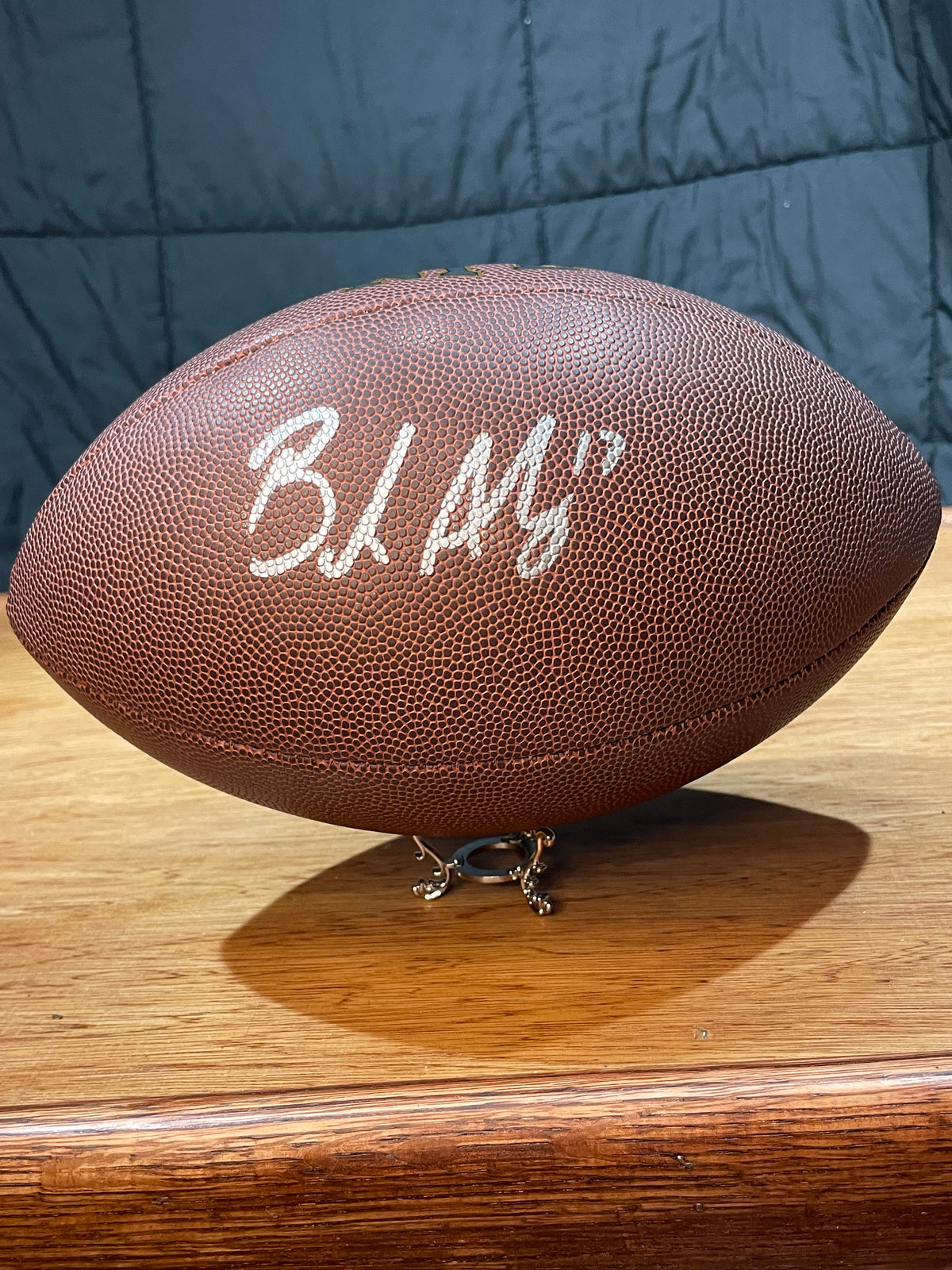 Brandon Aubrey Autographed Cowboys Football- Schwartz Hologram and Certificate of Authenticity