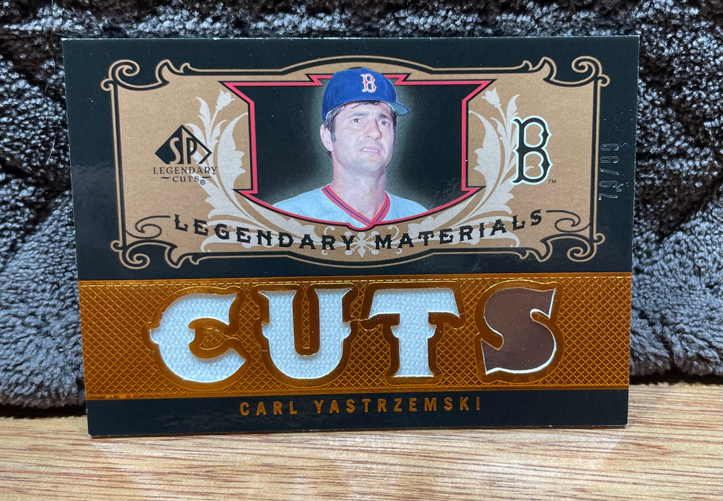 Carl Yastrzemski 2007 Upper Deck SP Legendary Cuts "Legendary Materials" - Game worn