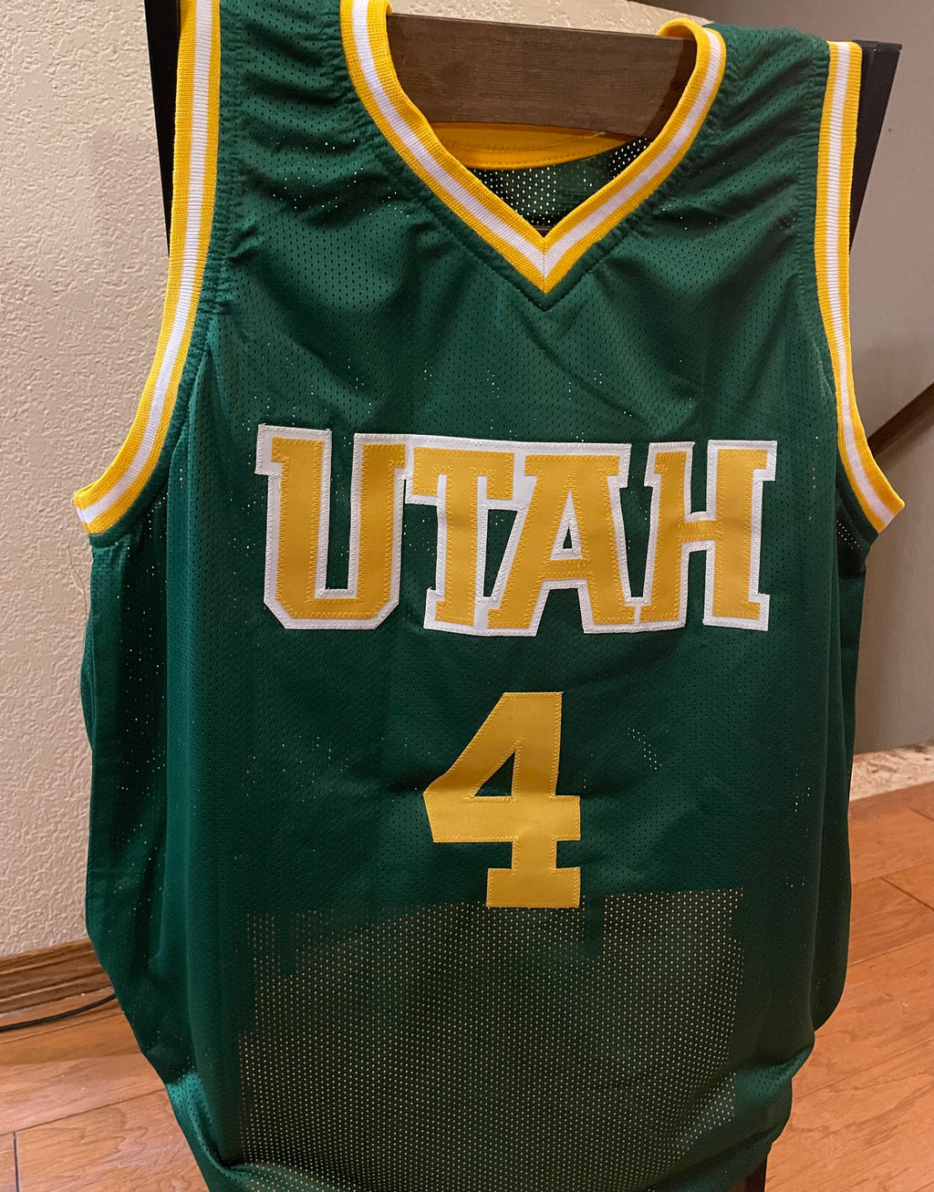 Adrian Dantley Autographed Utah Jazz Custom Jersey - Inscribed “HOF 2008” - Beckett Certified
