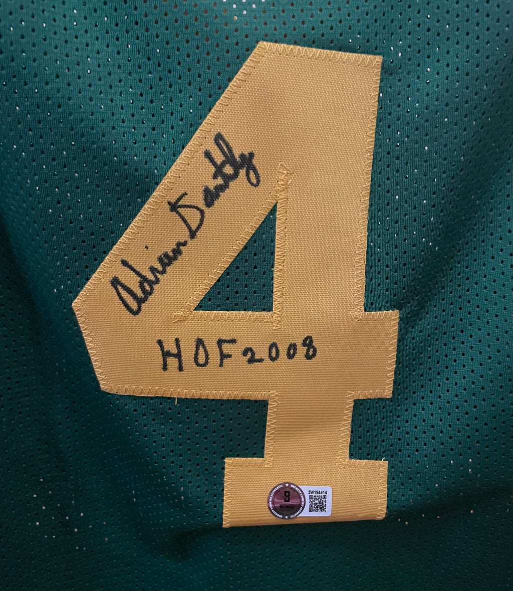 Adrian Dantley Autographed Utah Jazz Custom Jersey - Inscribed “HOF 2008” - Beckett Certified