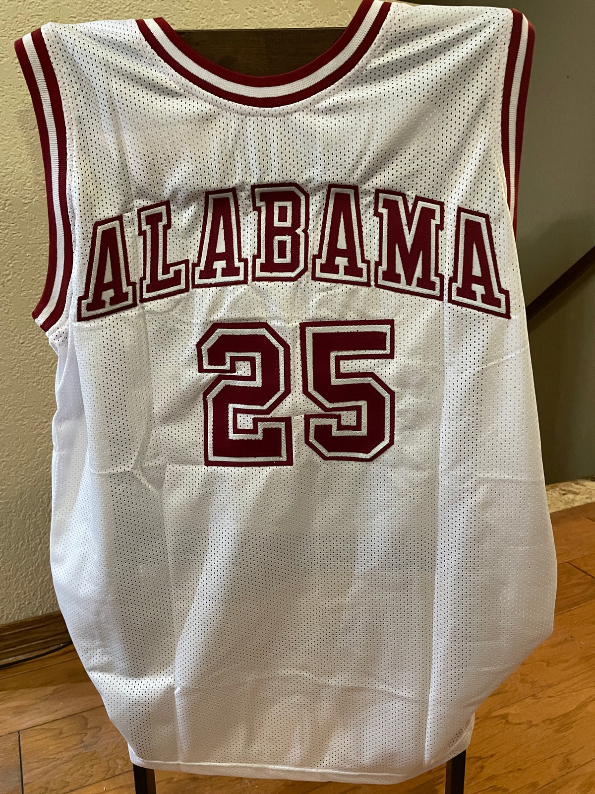 Robert Horry “Big Shot Rob” Autographed Alabama Custom Jersey - Beckett Certified