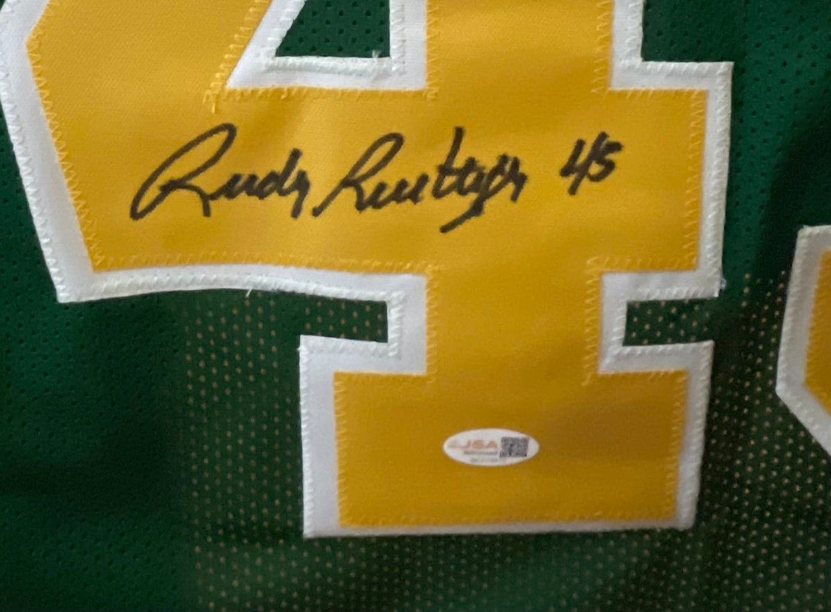 Rudy Ruettiger Autographed Notre Dame Custom Jersey - JSA