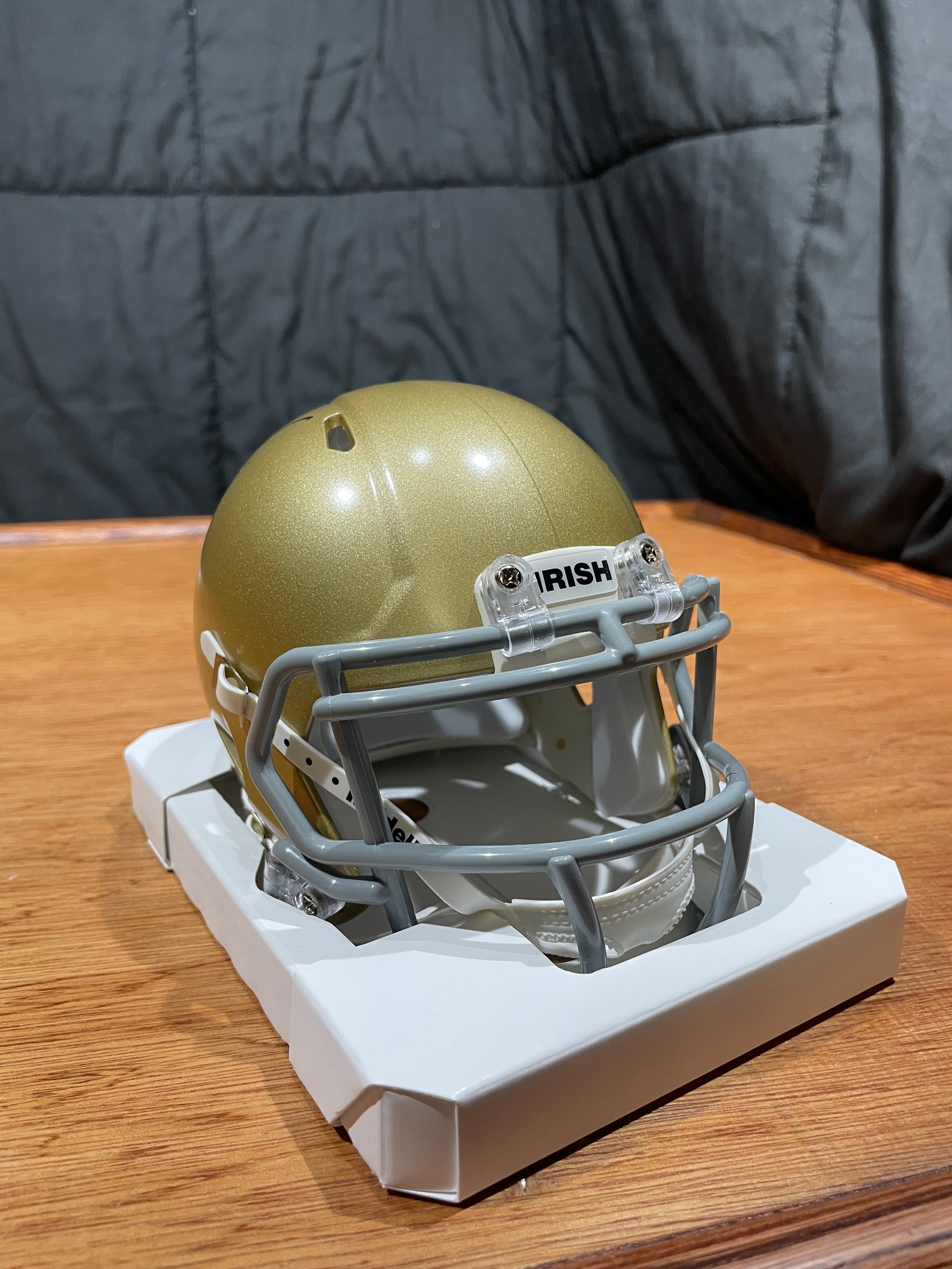 Michael Stonebreaker Autographed Notre Dame Mini Helmet- Beckett Hologram