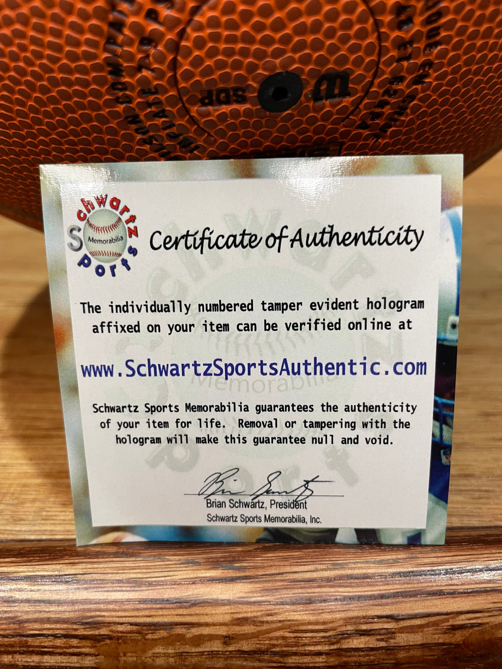 Michael Cooper Autographed Lakers Basketball- Schwartz Hologram and Certificate of Authenticity