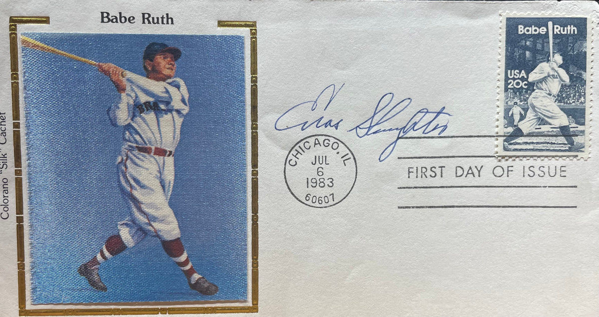 Enos Slaughter Autographed 1983 Babe Ruth First Day Cover - JSA Certified