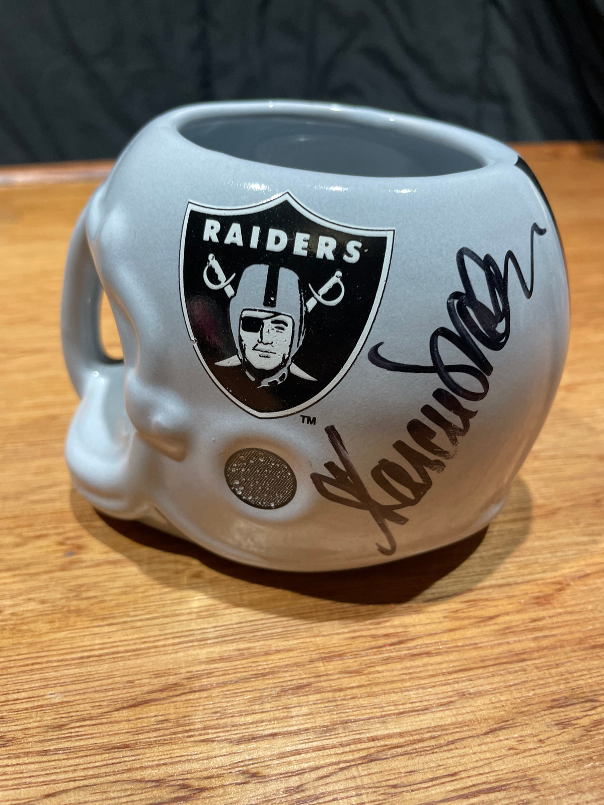 Marcus Allen Autographed Raiders Souvenir Mug - Beckett Certified