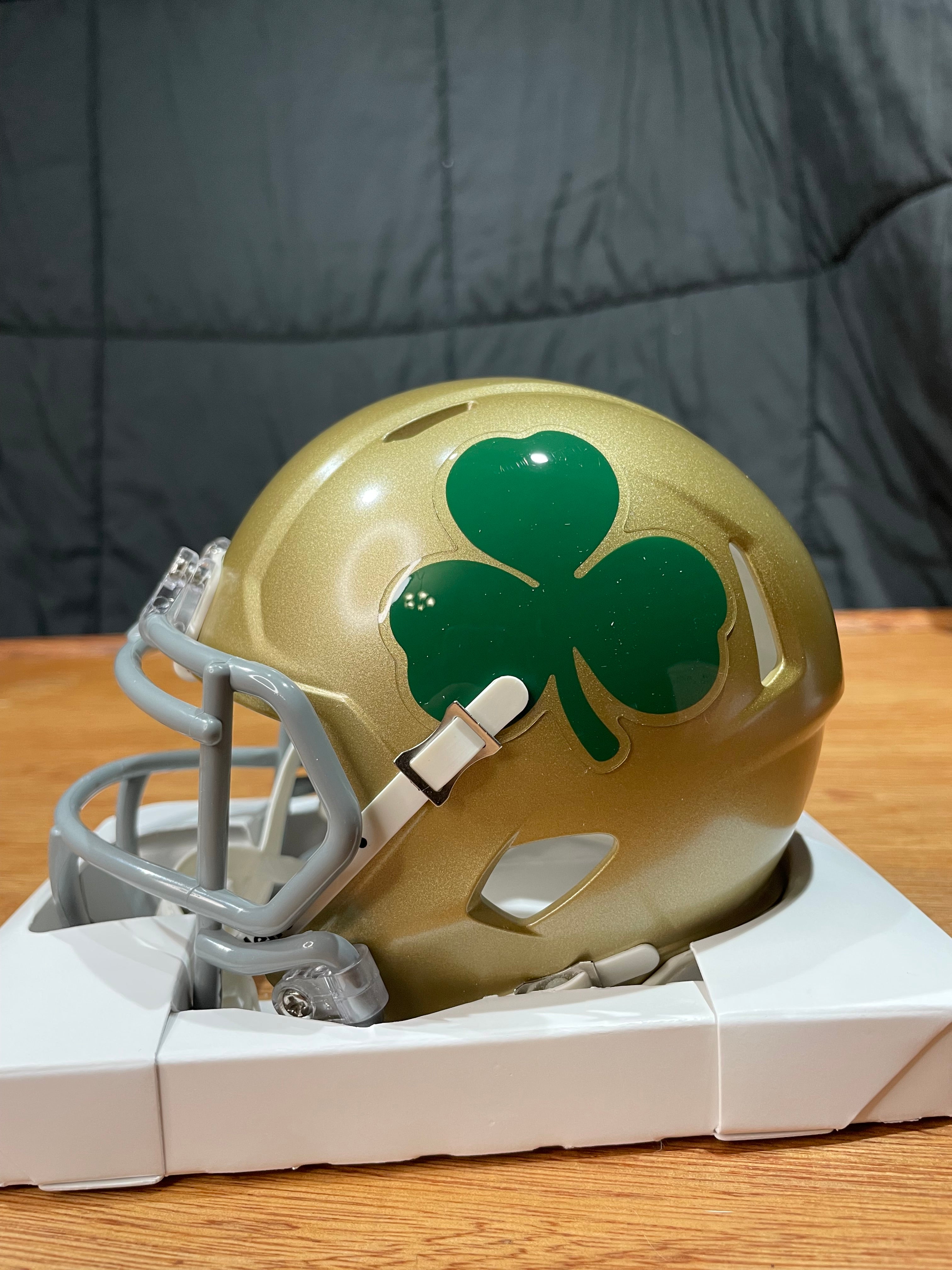 Chris Zorich Autographed Notre Dame Mini Helmet- Beckett Hologram