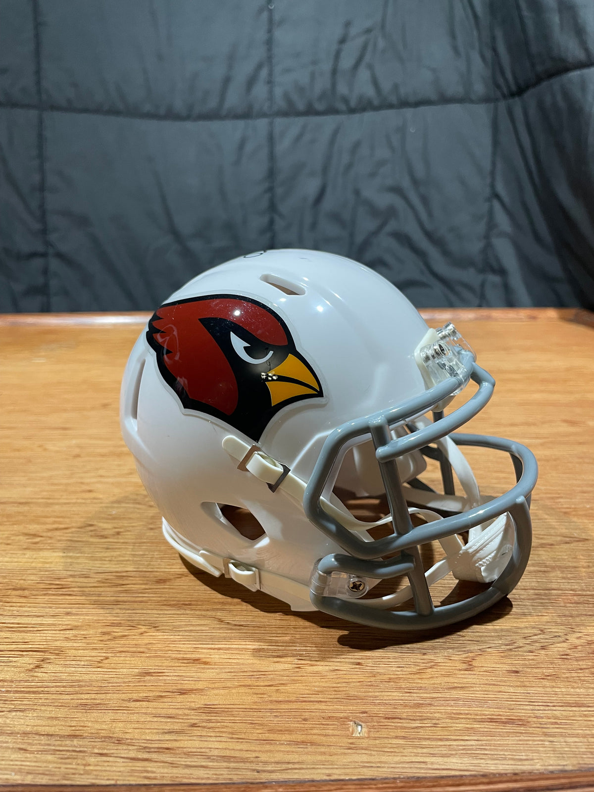 Ottis “O.J.” Anderson Autograghed Cardinals Mini Helmet - Schwartz Certified
