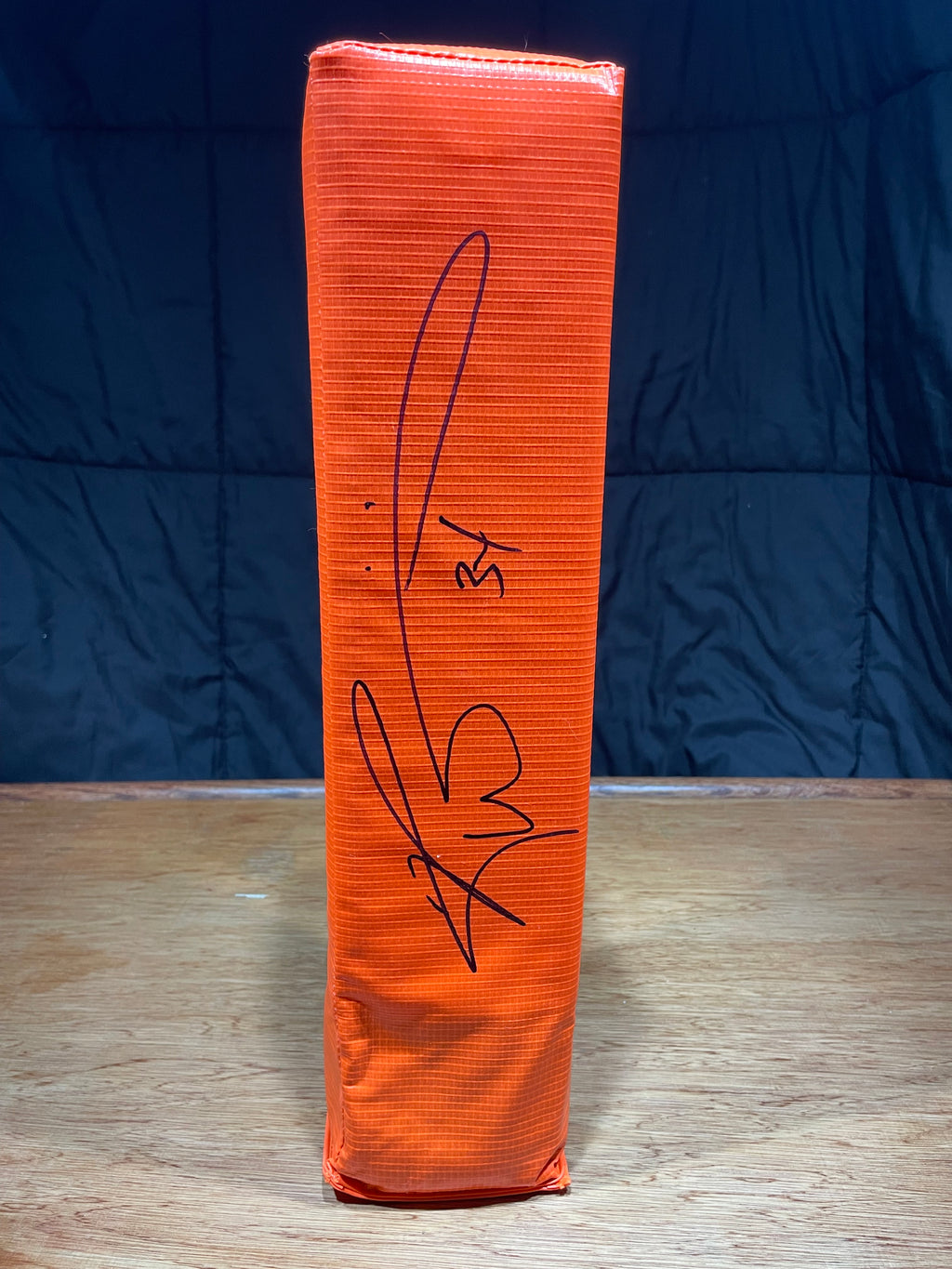Ricky Williams Autographed End Zone Pylon- Schwartz Hologram and Certificate of Authenticity
