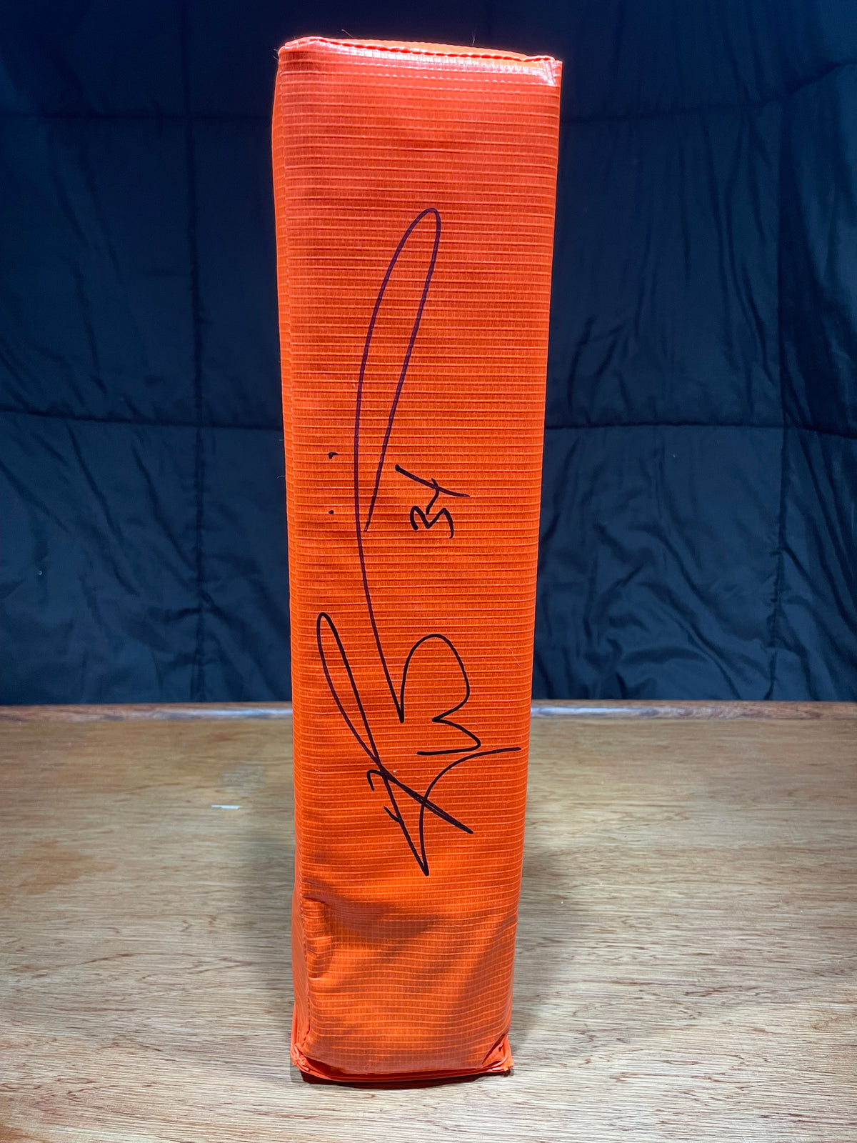 Ricky Williams Autographed End Zone Pylon- Schwartz Hologram and Certificate of Authenticity
