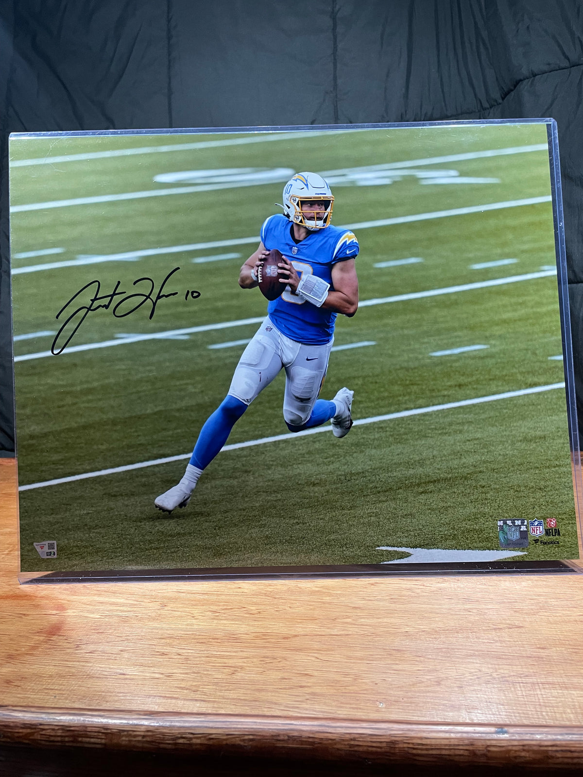Justin Herbert Autographed 16x20 Photograh- Fanatics Hologram