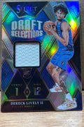Dereck Lively II 2023-2024 Panini Select Draft Selections with Player Worn Patch