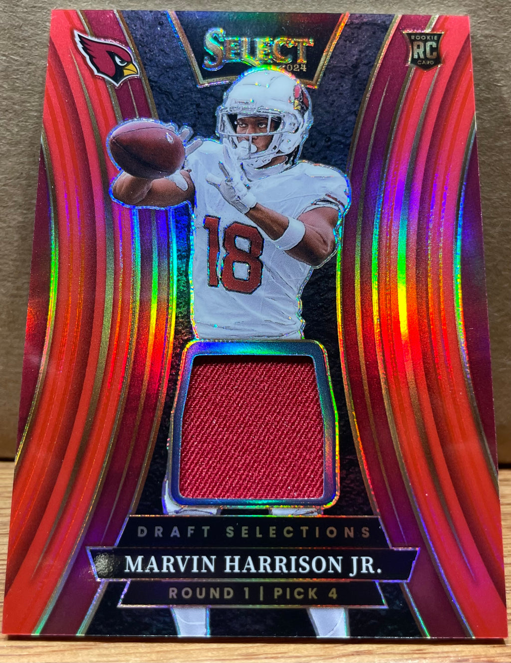 Marvin Harrison Jr 2024 Panini Select Draft Selections Rookie Card