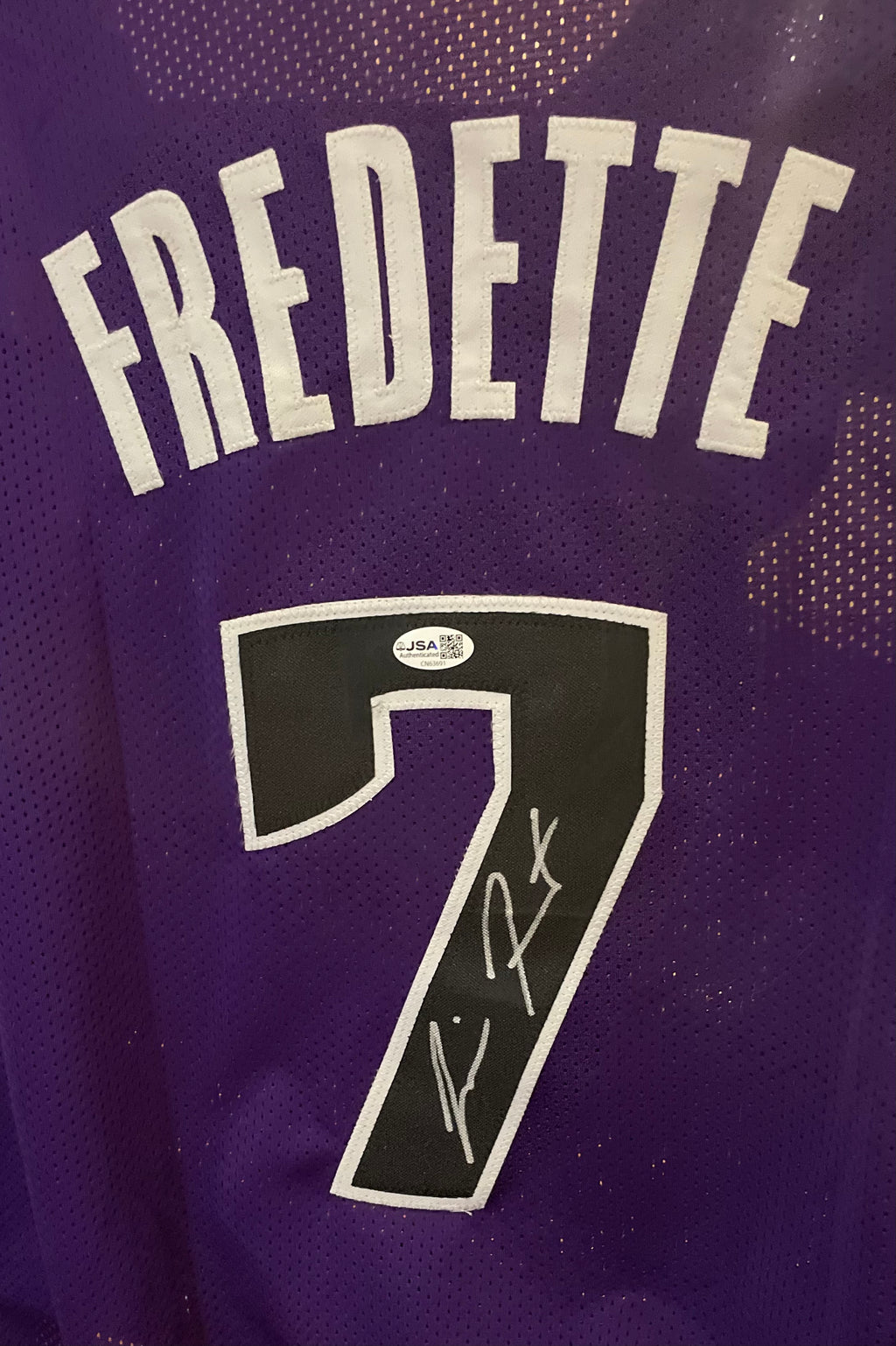 Jimmer Fredette Autographed Sacramento Kings Custom Jersey - JSA Certified