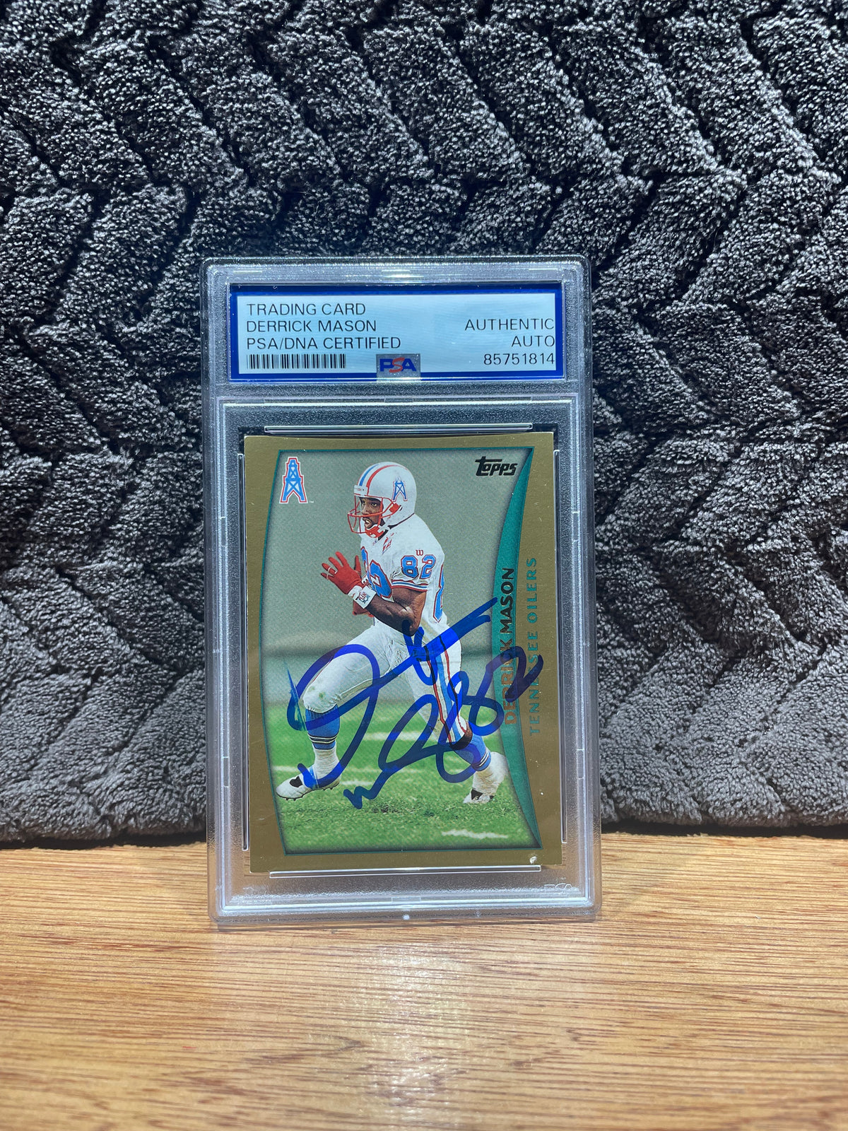 Derrick Mason Autographed 1998 Topps - PSA/DNA Certified Authentic Auto