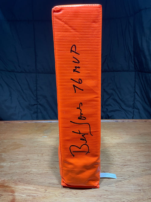 Bert Jones Autographed End Zone Pylon 1976 MVP- Schwartz Hologram and Certificate of Authenticity