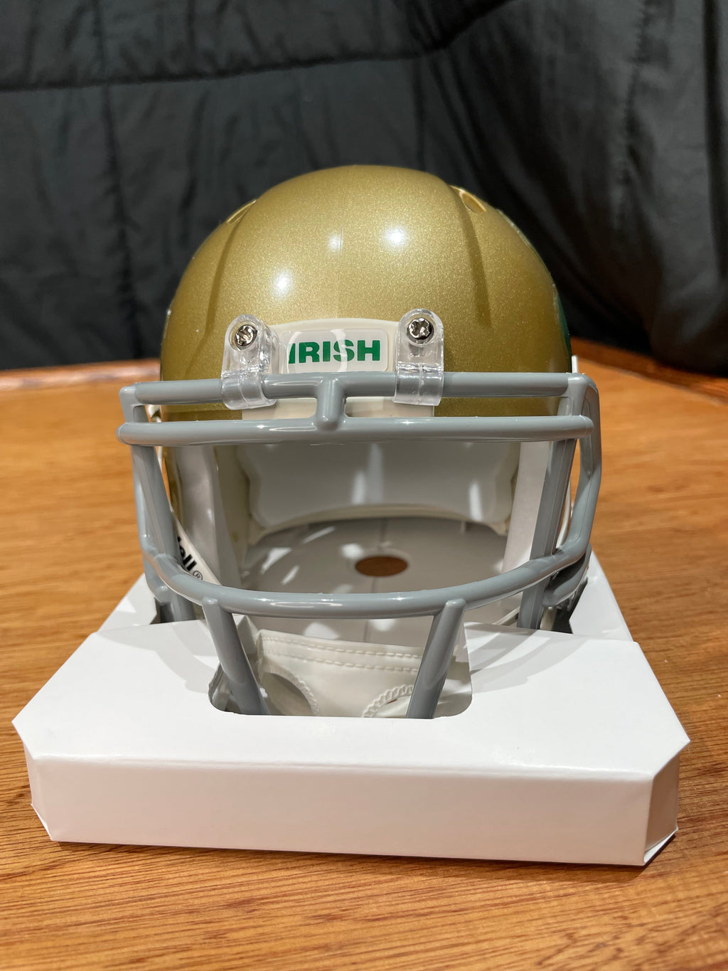 Chris Zorich Autographed Notre Dame Mini Helmet- Beckett Hologram