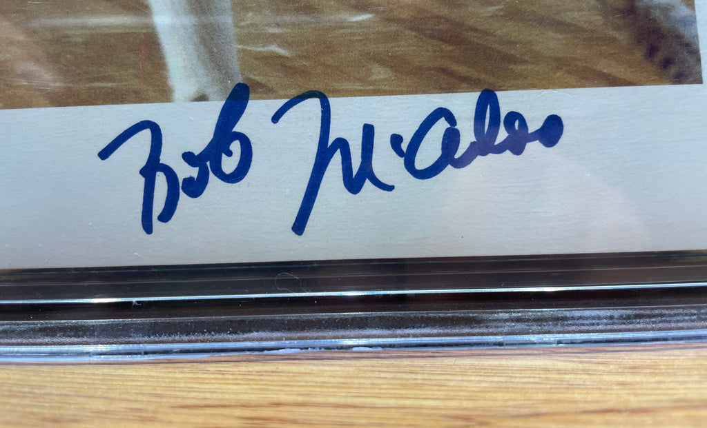 Bob McAdoo Autographed 8x10 Photograph - Beckett Certified and Full Slab Encapsulation