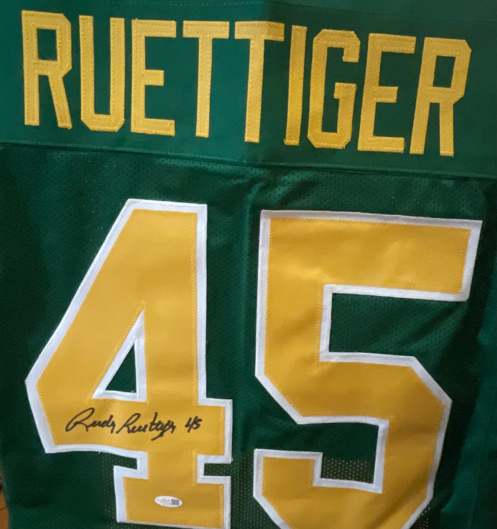 Rudy Ruettiger Autographed Notre Dame Custom Jersey - JSA