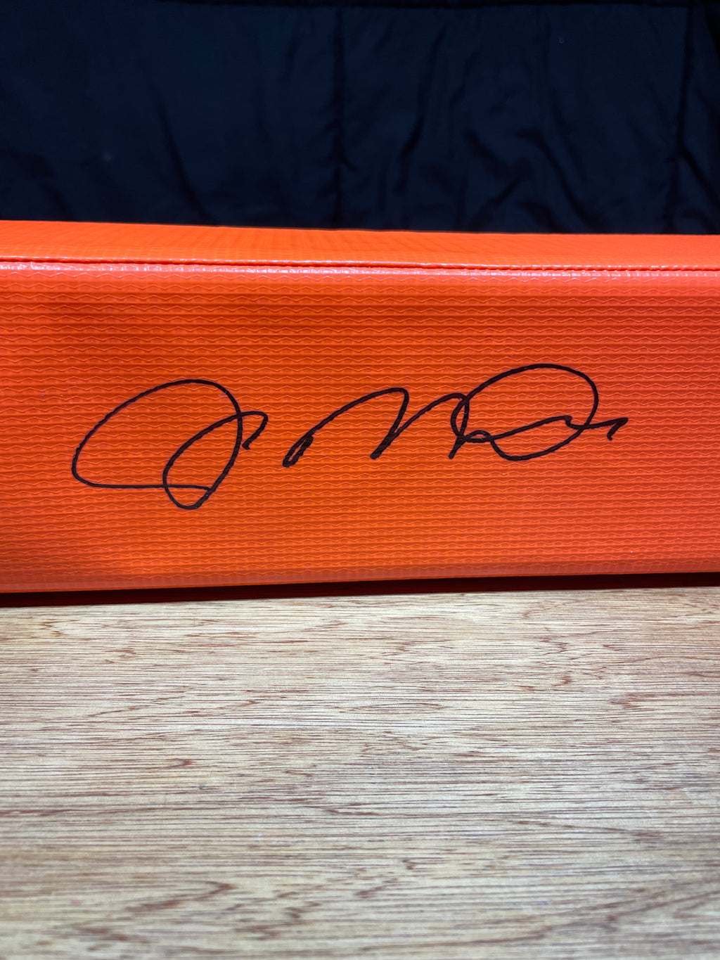 Joe Montana Autographed End Zone Pylon- Schwartz Hologram and Certificate of Authenticity
