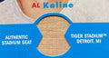 Al Kaline 2006 Topps Heritage "Flashback" Stadium Seat Relics - Authentic Stadium Seat Tigers Stadium