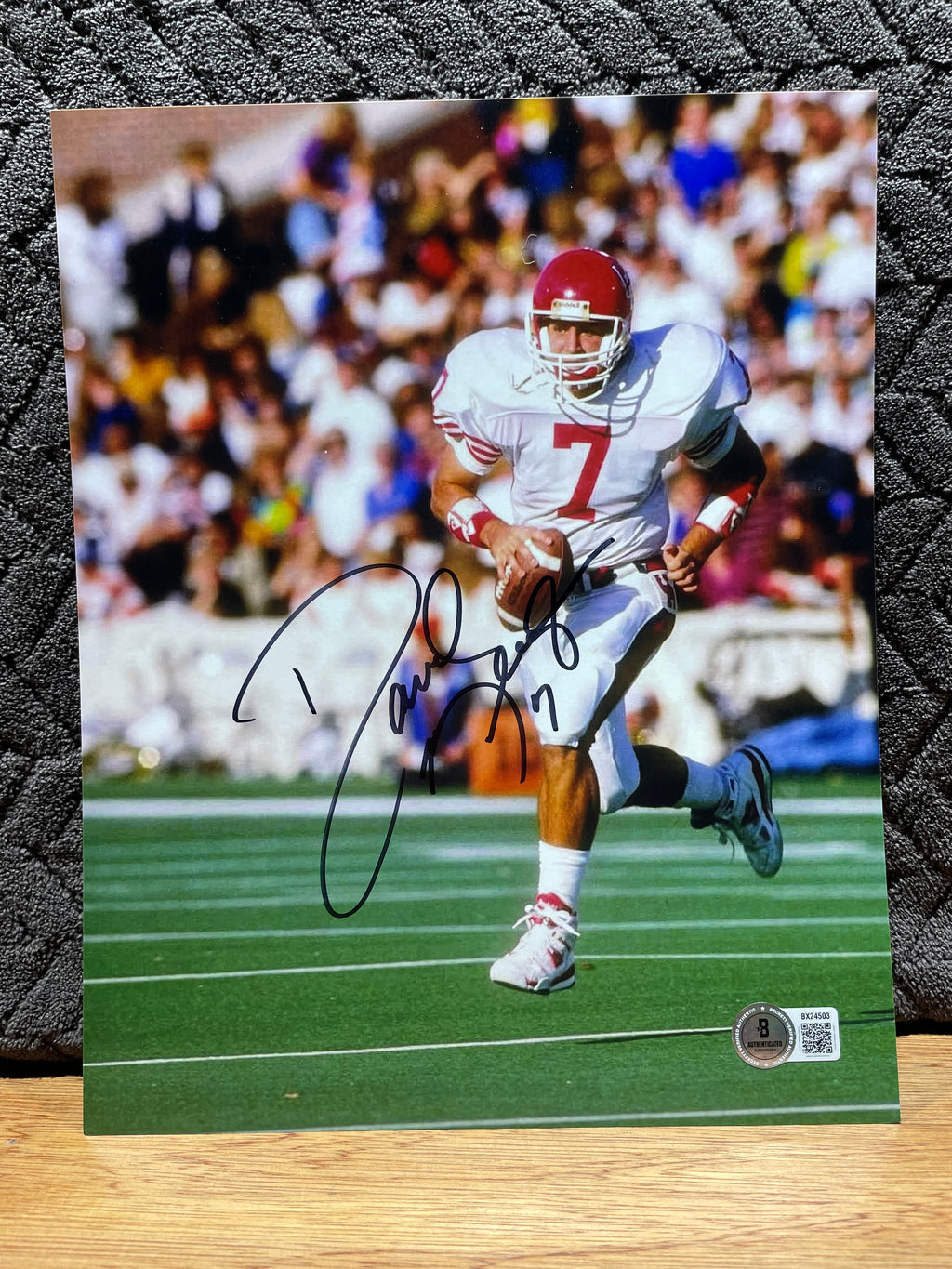 David Klingler Autographed Houston Cougars 8x10 Photograph
