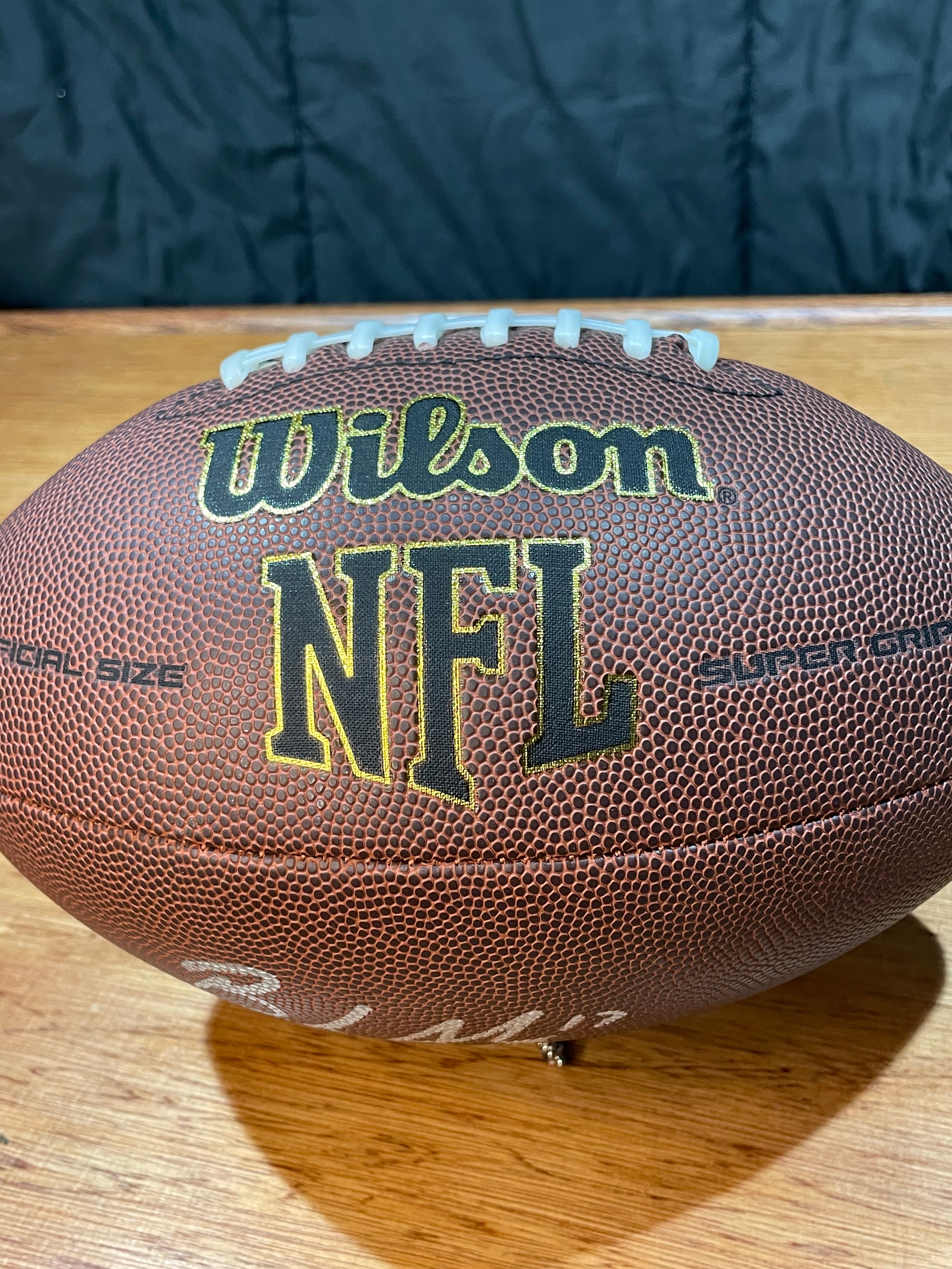 Brandon Aubrey Autographed Cowboys Football- Schwartz Hologram and Certificate of Authenticity