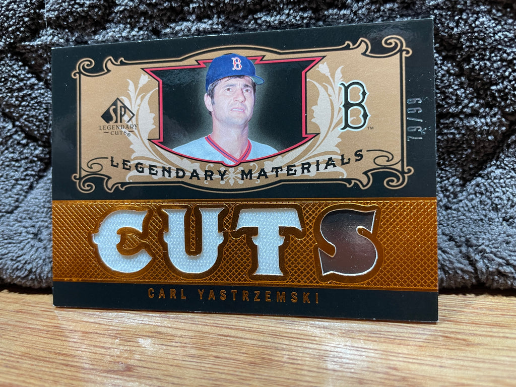 Carl Yastrzemski 2007 Upper Deck SP Legendary Cuts "Legendary Materials" - Game worn