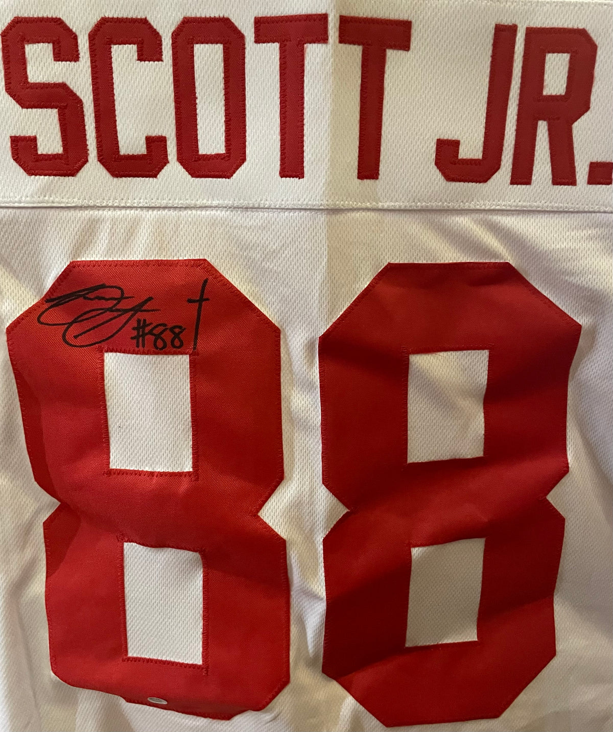 Gee Scott Jr Autographed Ohio State University Custom Jersey - JSA Certified