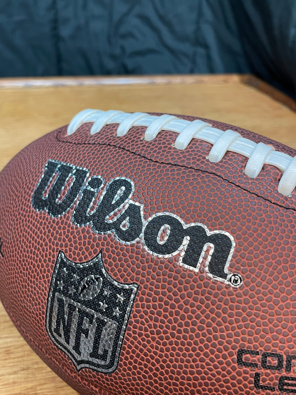 Ron Mix Chargers Autographed Football- Schwartz Hologram and Certificate of Authenticity