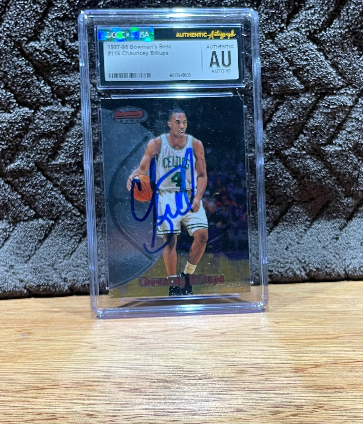Chauncey Billups Autographed 1997-1998 Bowman’s Best Rookie Card -  CGC JSA Authentic Auto 10