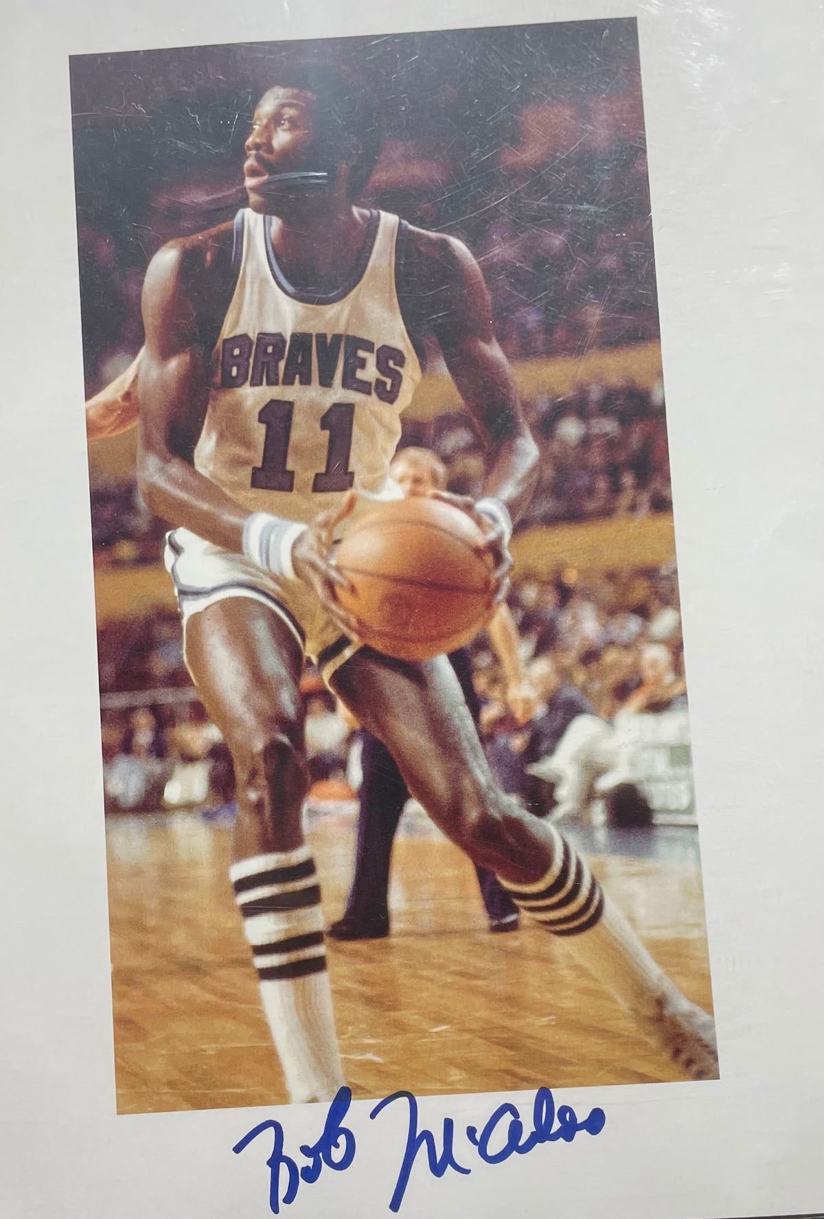 Bob McAdoo Autographed 8x10 Photograph - Beckett Certified and Full Slab Encapsulation